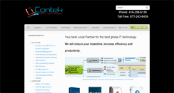 Desktop Screenshot of contekofficetech.com